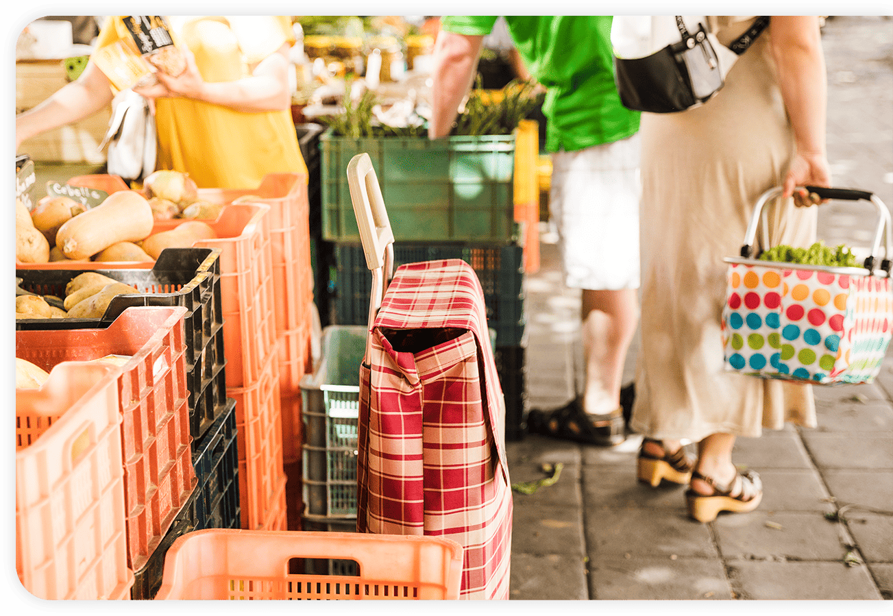 Покупки на рынке